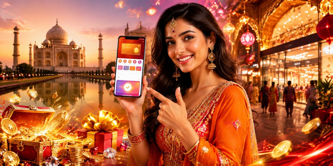 Indian player enjoying Teen Patti on mobile device